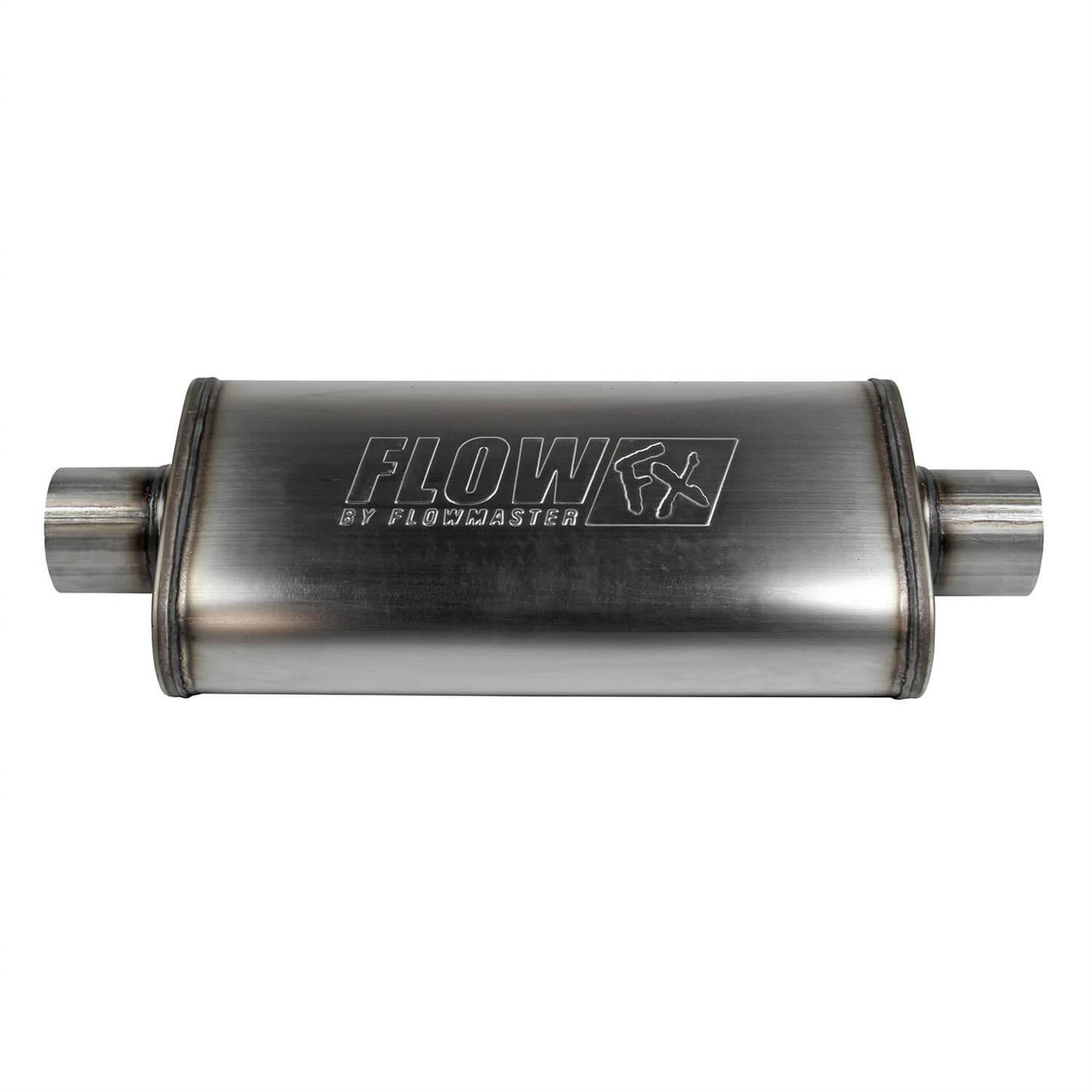 Flowmaster 71249 Flowfx Straight Through Muffler, Stainless Steel
