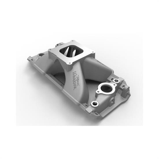WEI7622 Track Warrior Square Bore & Single Plane Intake Manifold for Big Block Chevy - Natural