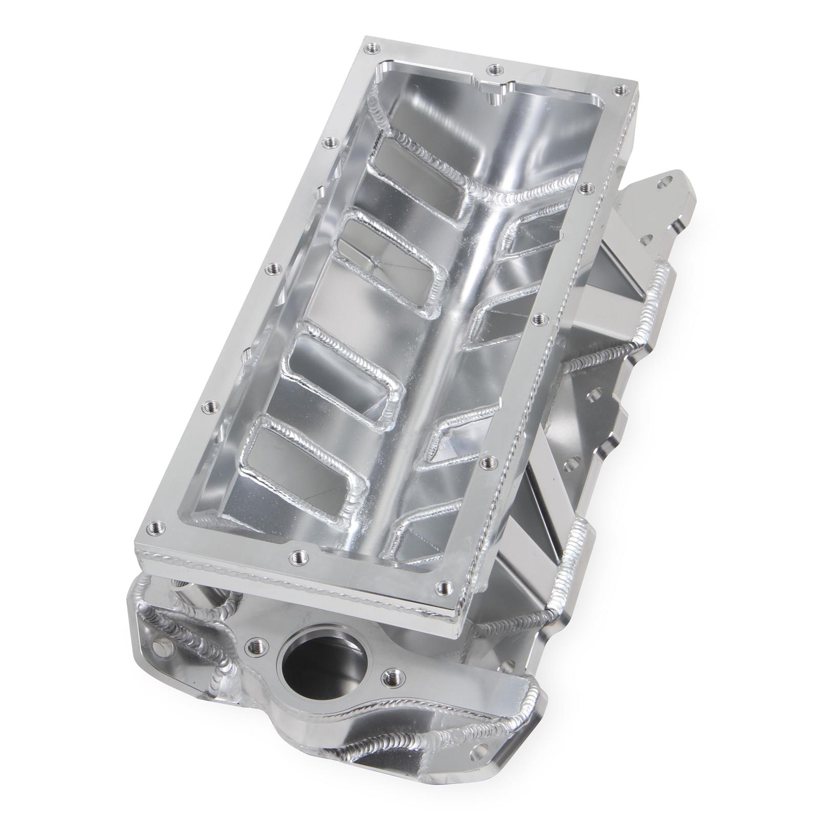 Holley Sniper 825121 Sheet Metal Intake Manifold, 4150, Silver