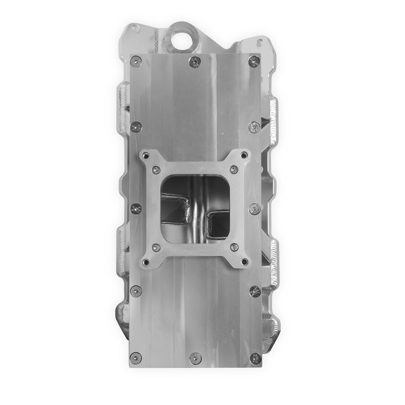 Holley Sniper 825121 Sheet Metal Intake Manifold, 4150, Silver