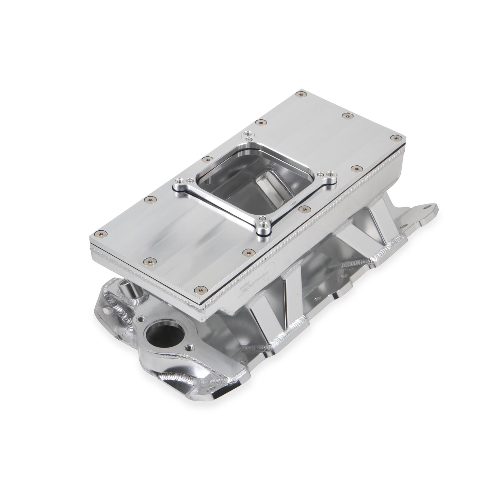 Holley Sniper Sheet Metal Fabricated 4500, Silver Aluminum Intake