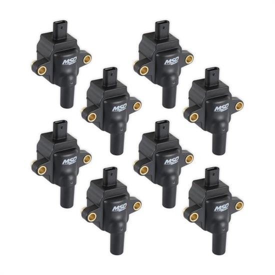 MSD 828383 7.3L Godzilla Ignition Coil, Black, Set of 8