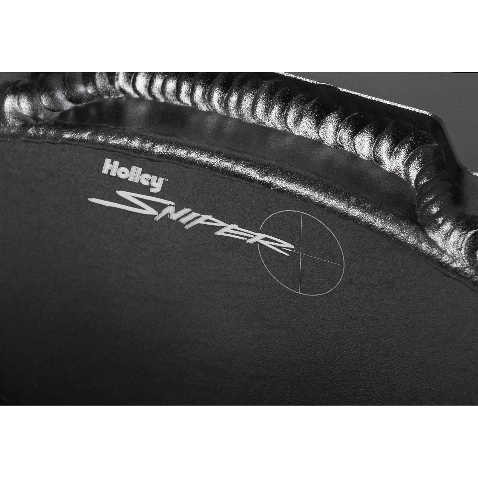 Holley Sniper 835062 BBC Tunnel Ram Intake Manifold, Black