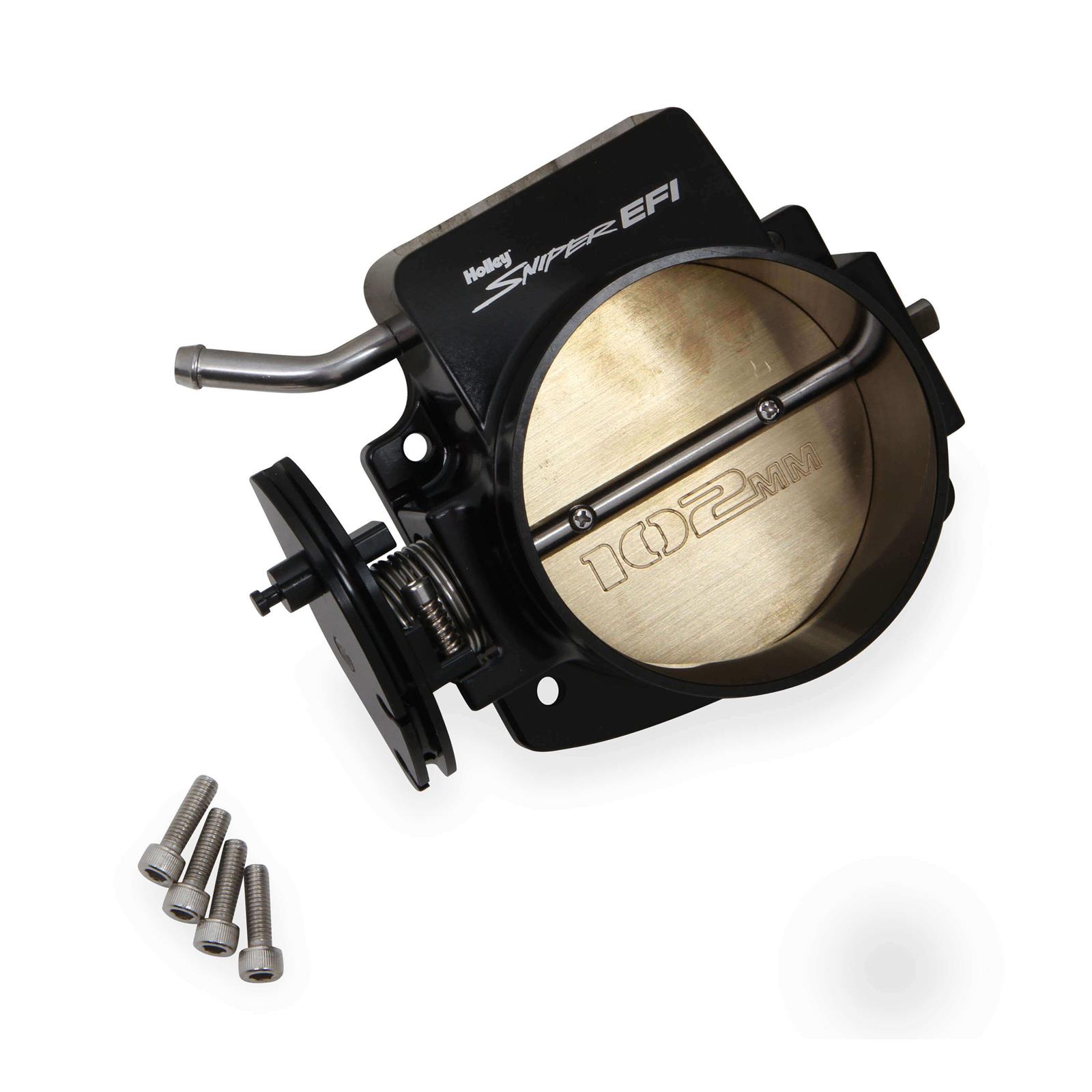 Holley Sniper 8600051 EFI Throttle Body, 102mm LS, Black, IAC