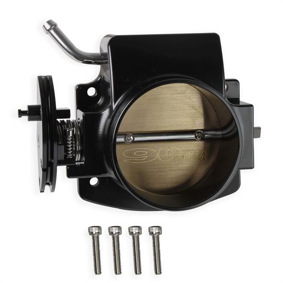 Holley Sniper 8600081 EFI Throttle Body, 90mm LS, Black, IAC