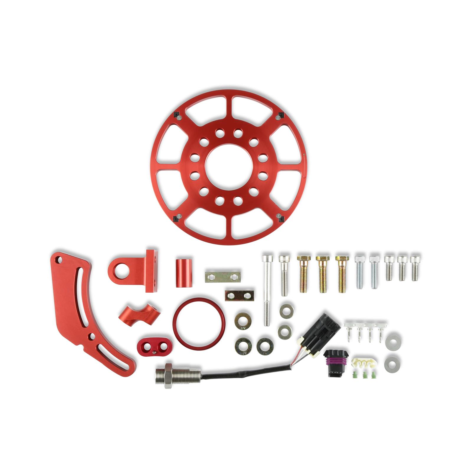 MSD 8619 Crank Trigger Kit, Flying LS Gen III/IV, Red