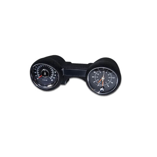 【rocktangue】 Scott Drake C5ZZ-10B960K-NL 65 Ford Rally Pac 8K RPM Plain Black