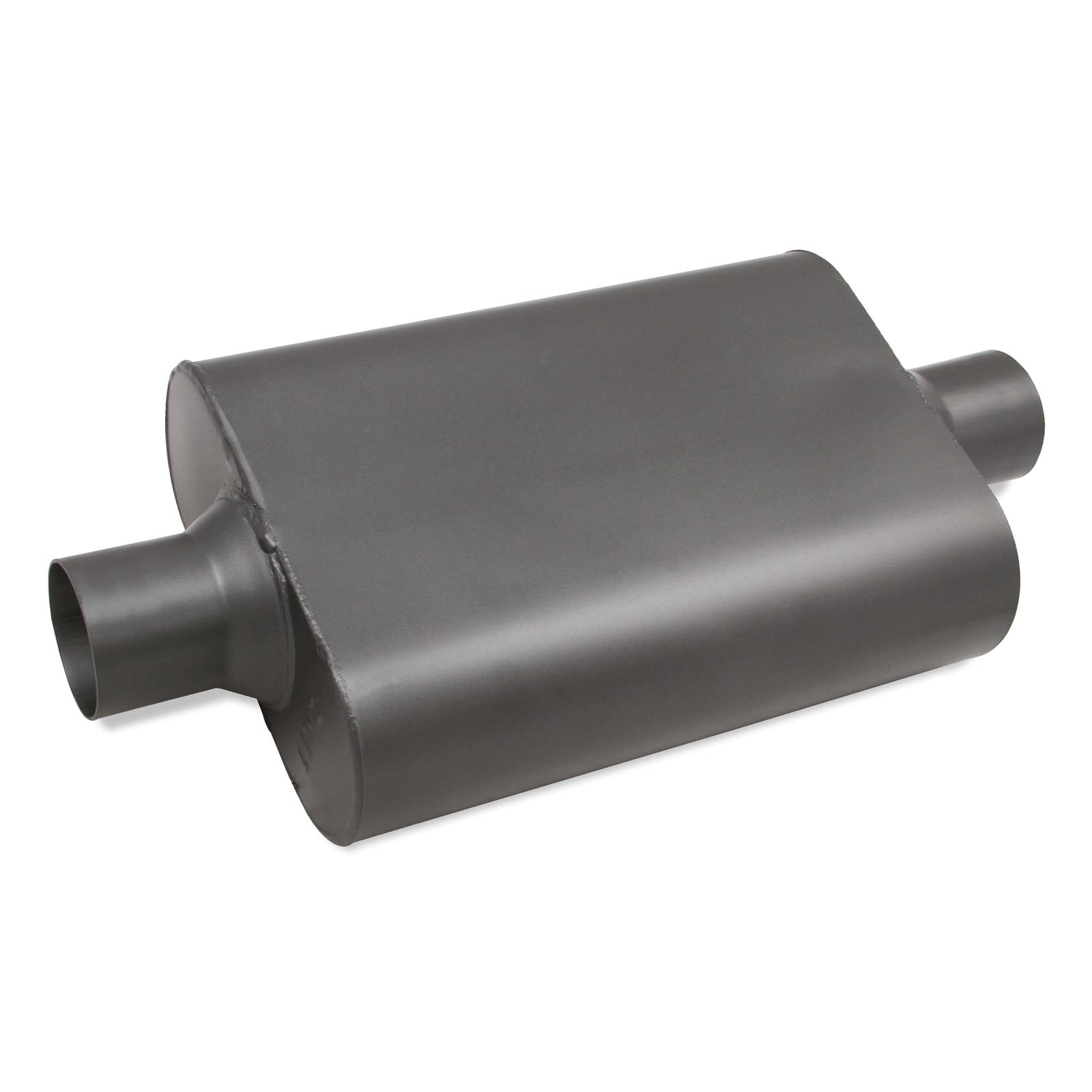 Inside Flowtech Raptor Muffler Flow Flowtech FM6-14144 Raptor Muffler, 2.50 Inch Center In Center Out