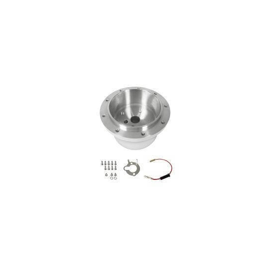Polished Billet Steering Wheel Adapter Kit For GM Chevy 9 Bolt - Flashpower Boss Kit