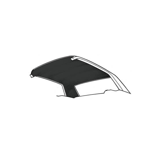 Scott Drake HLFFHT66BK 6670 Ford Falcon Headliner, Black