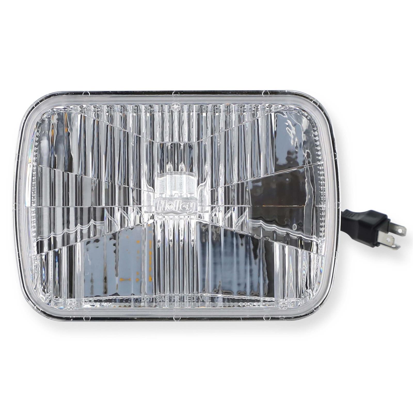 Holley LFRB150 Retrobright LED Headlight, Modern White, 5 x 7 In