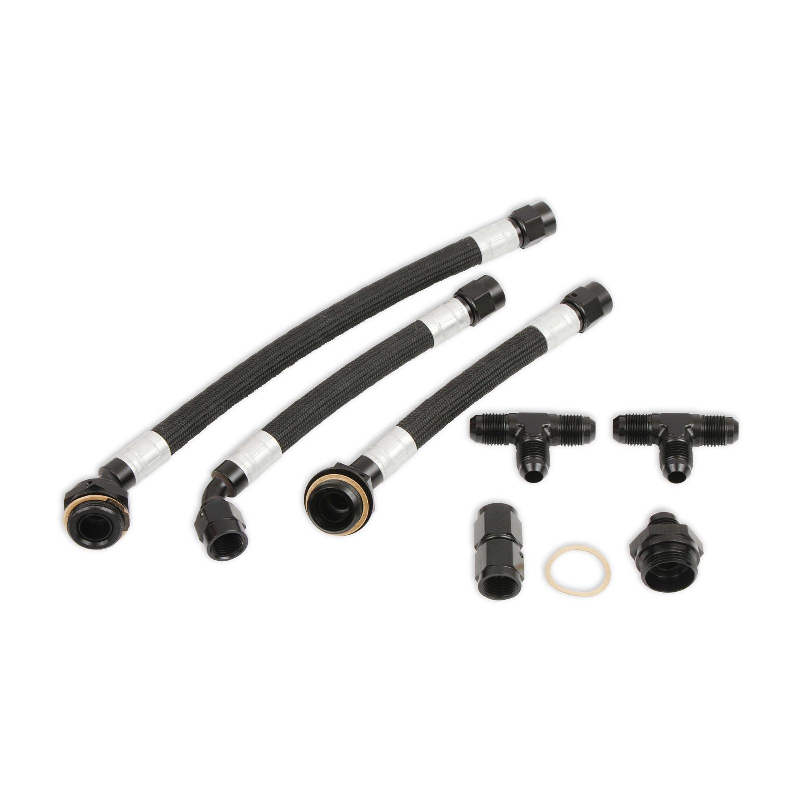 Earls PK0015ERL UltraPro Fuel Line Kit, Polyester, Mopar Six Pack