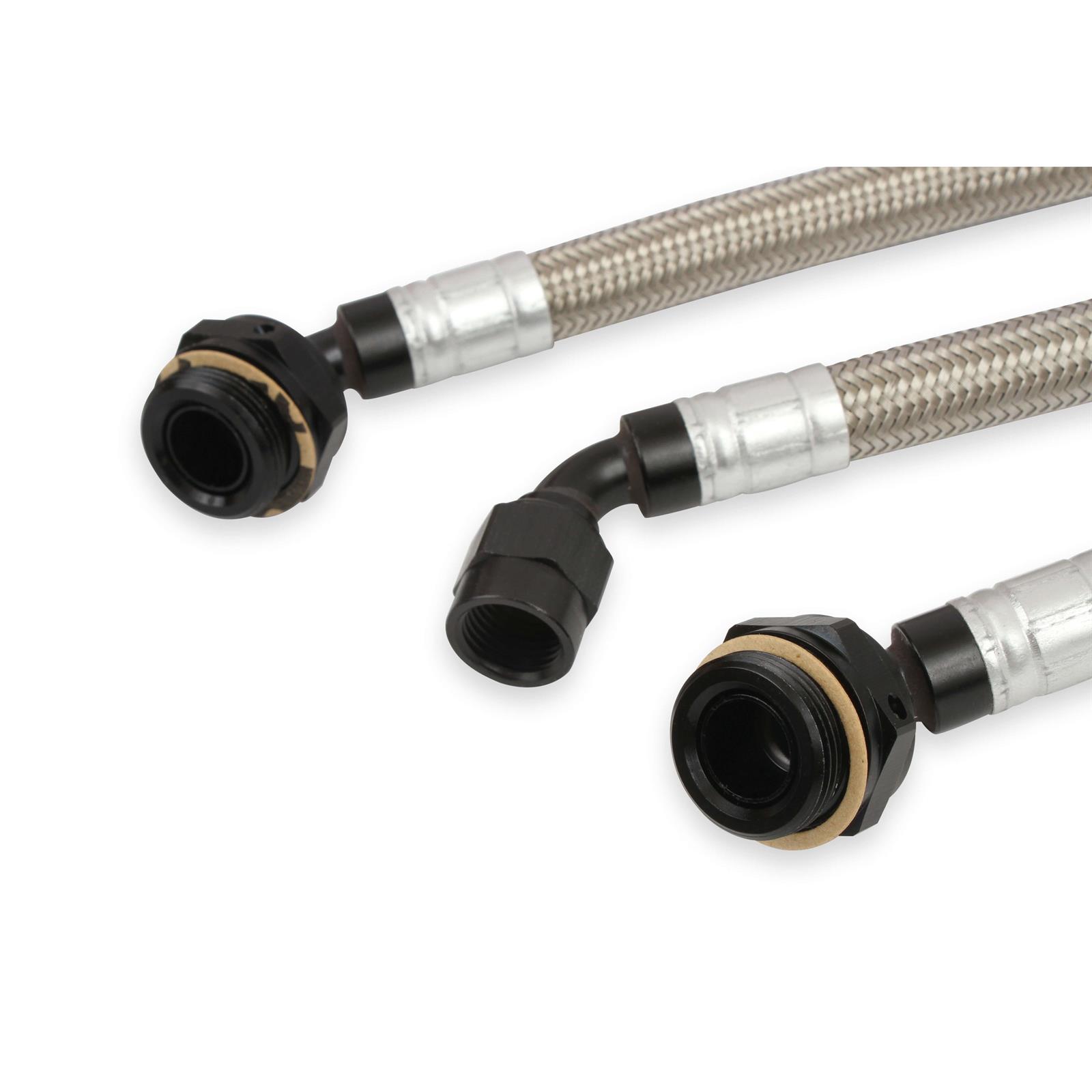 Earls PK0016ERL Ultrapro Fuel Line Kit, Stainless, Mopar Six Pack