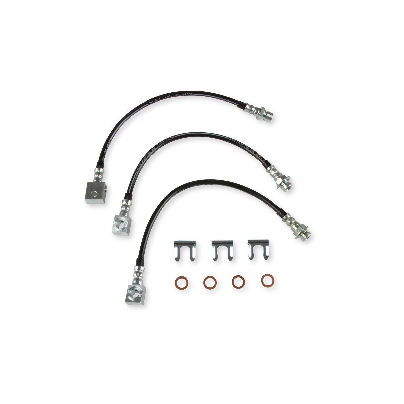 Rekudo RK4022 JL8 Rear Brake Hoses, 196881 Camaro/Firebird