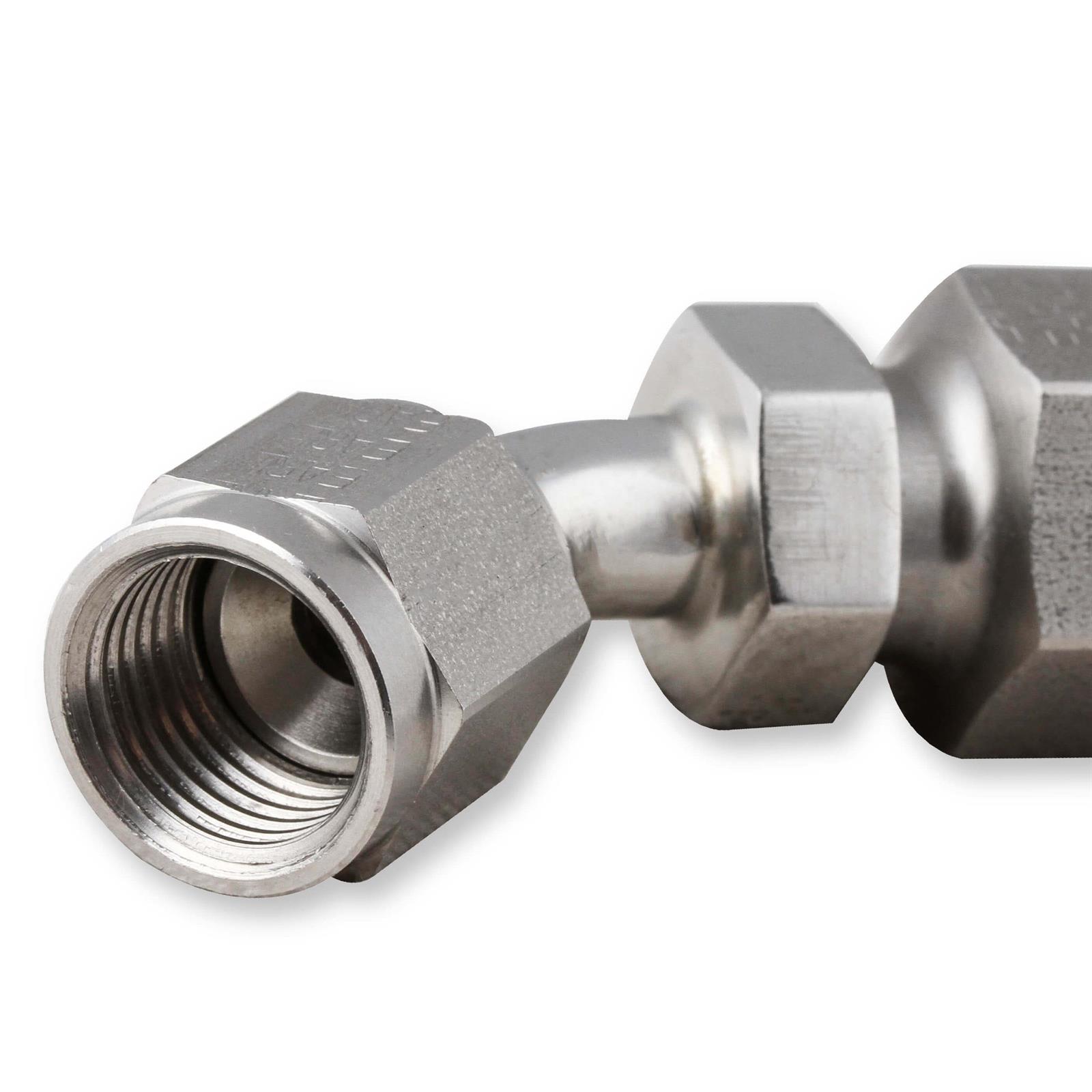 Earls SS134606ERL Power Steering Hose End, 45 Degree, 6 AN