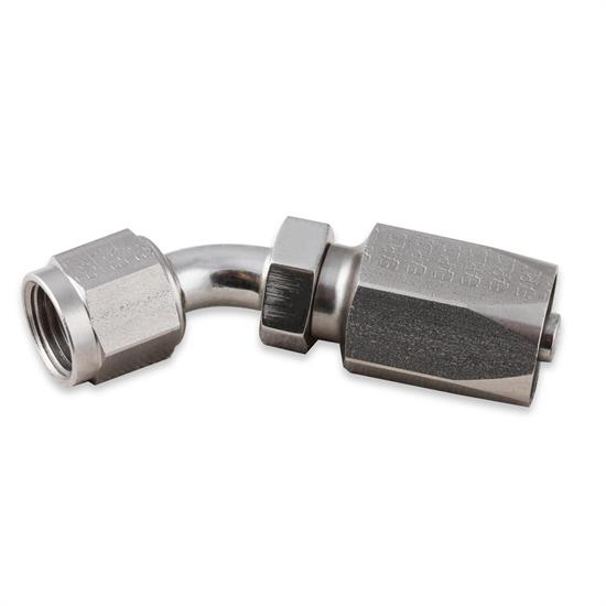 Earls SS134606ERL Power Steering Hose End, 45 Degree, 6 AN