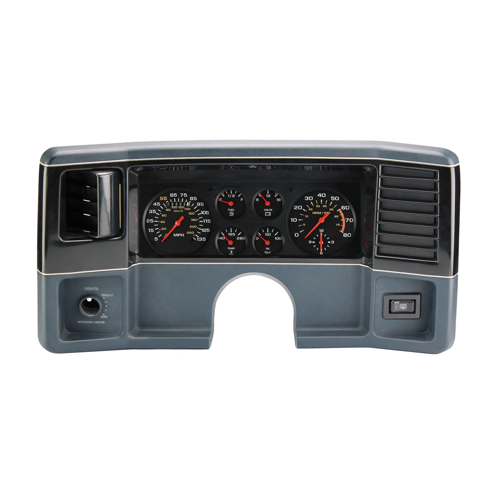 1987 シボレーエルカミーノ Chevrolet G-Body ボルトメーター Classic Instruments CH78OE 73-88 Chevy G-Body Cluster