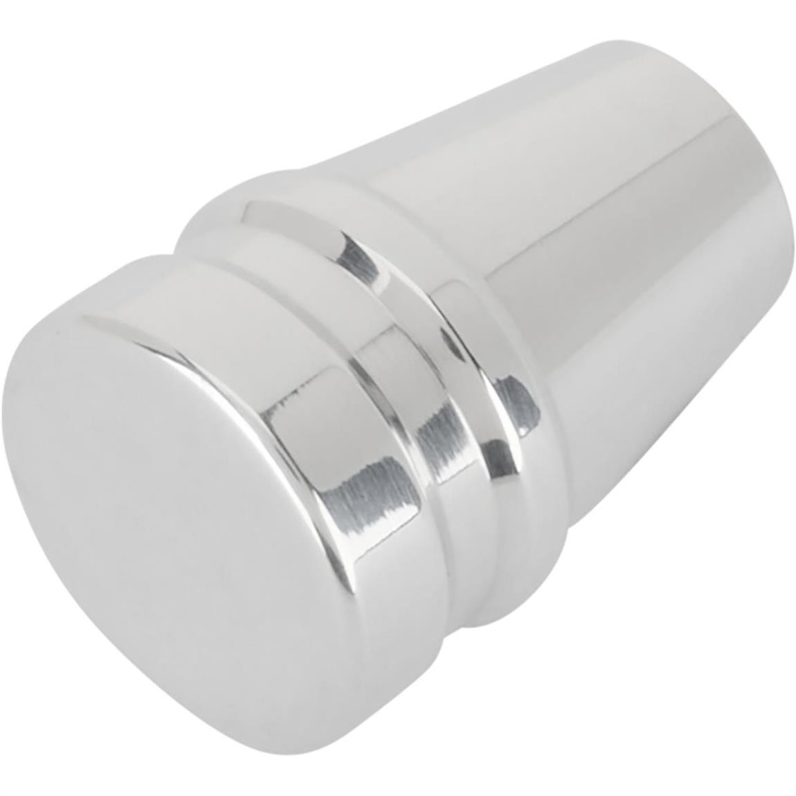 United Pacific Purple Jewel Chrome Dash Knob For 1/4" Shaft – Set Screw, Peterbilt Semi Truck