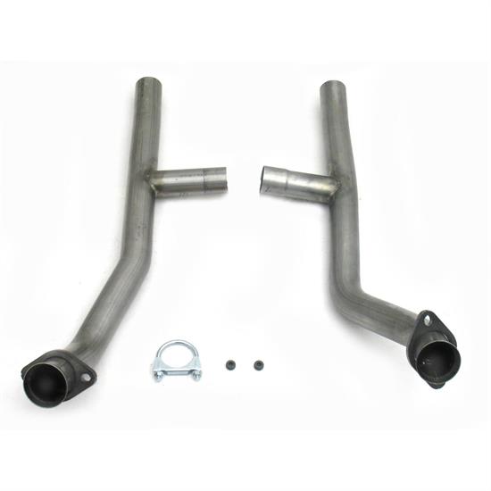 JBA 1650SH Stainless Steel MidPipe HPipe, 2.5 In