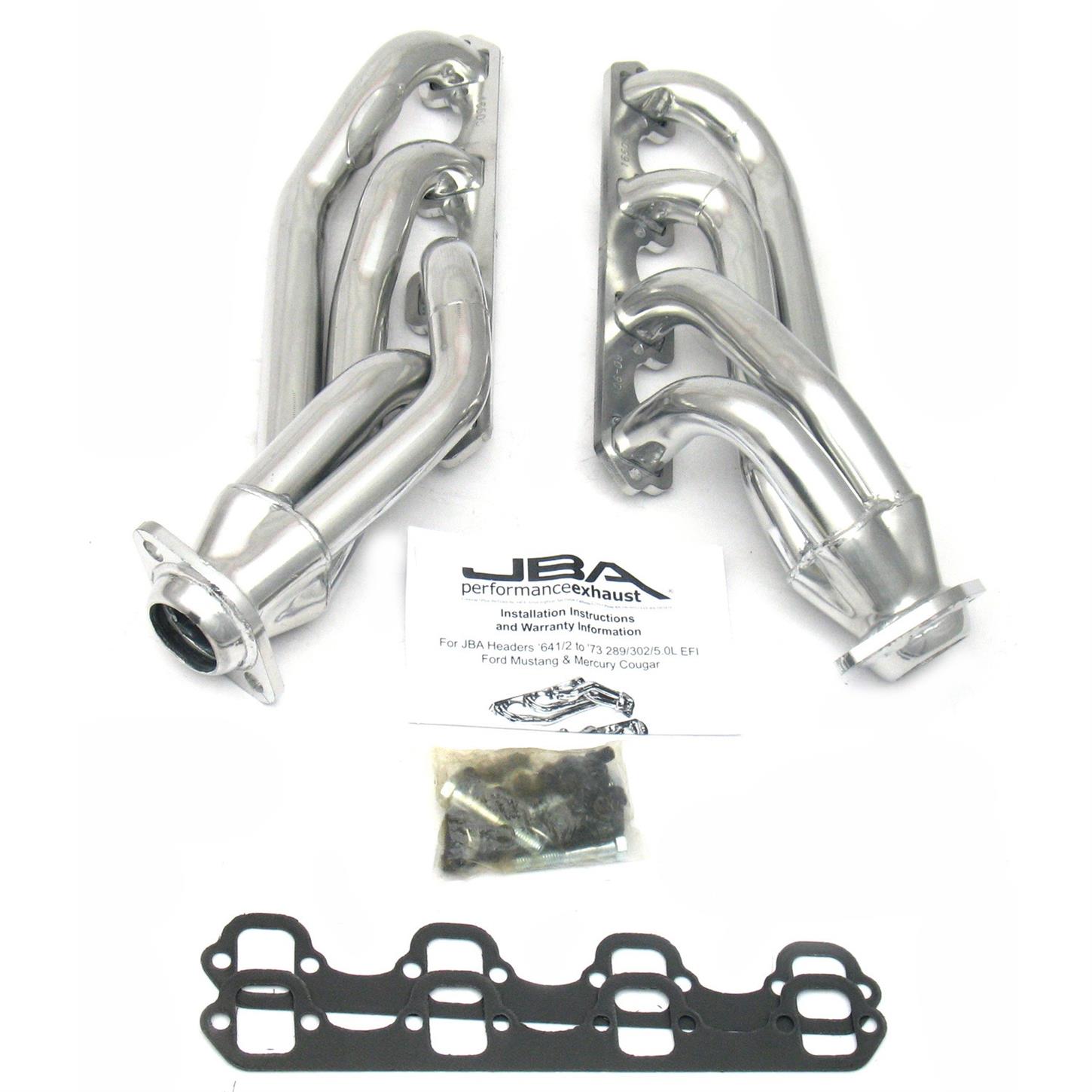 JBA 1650SJS Shorty Header, 6573 Mustang 289/302