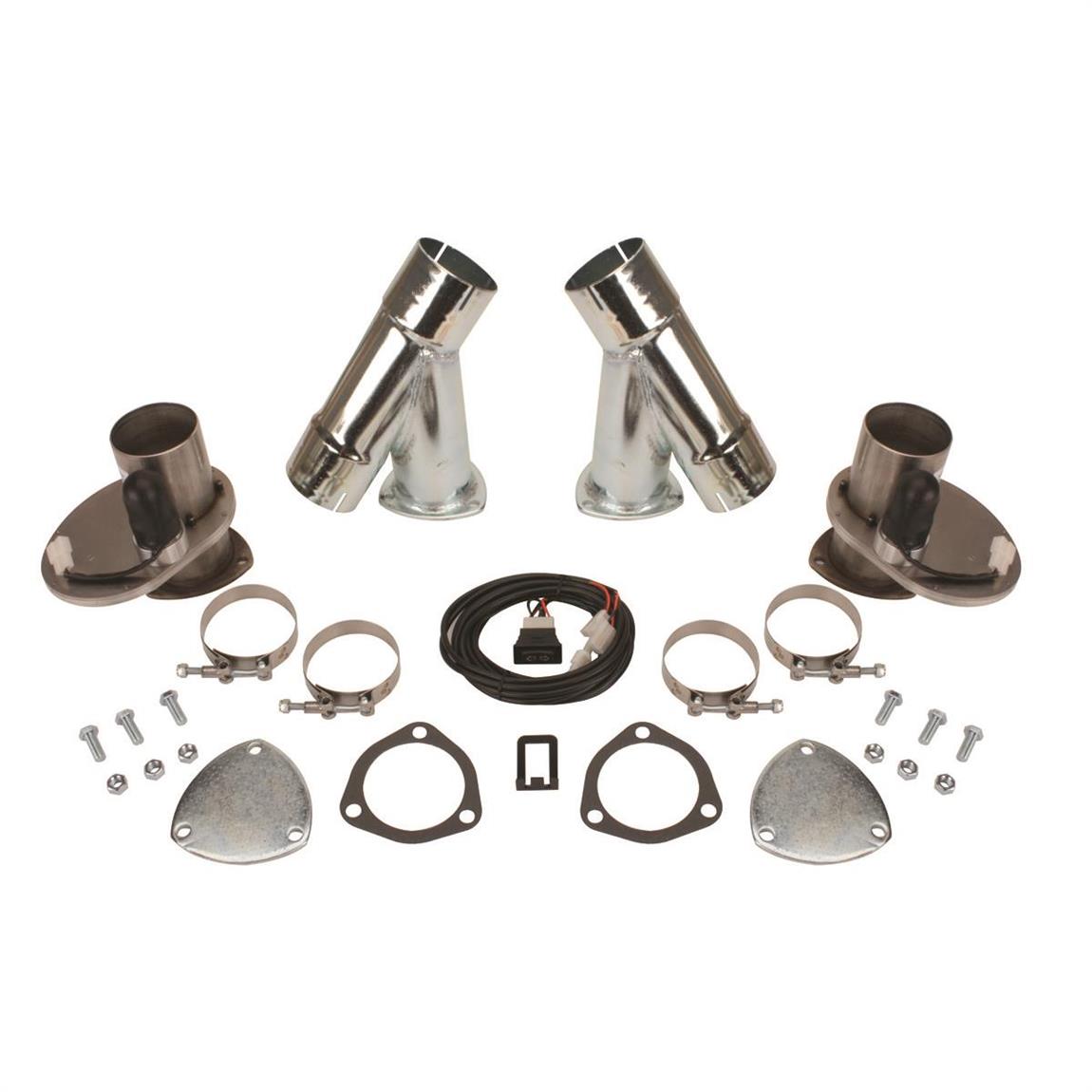 Doug's Headers DEC250AK 2.5" Steel Electric Exhaust Cut-Out Kit