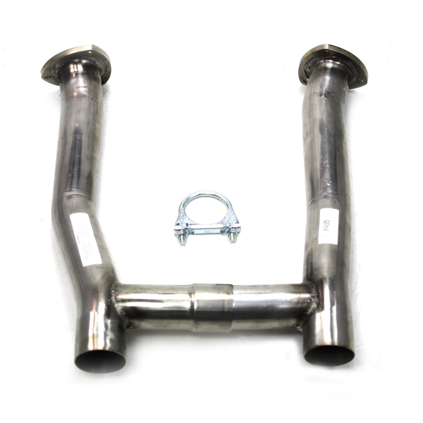 JBA 36610SH SS MidPipe, 6573 Mustang HPipe