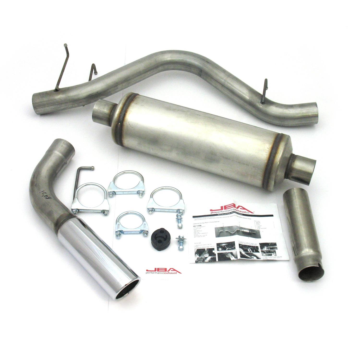 JBA 40-1508 SS Exhaust System, 98-01 Ram