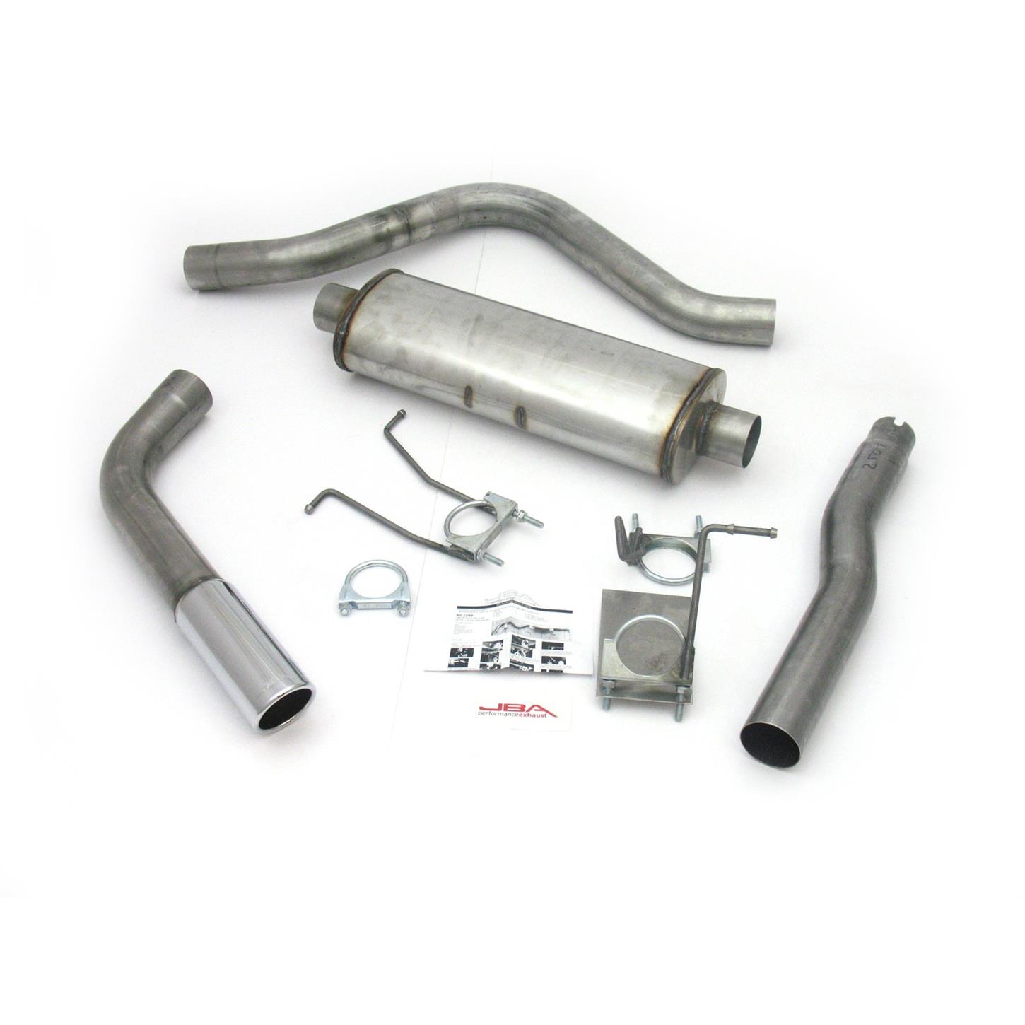 ゆかさ JBA 40-2509 SS Exhaust System, 87-96 Ford