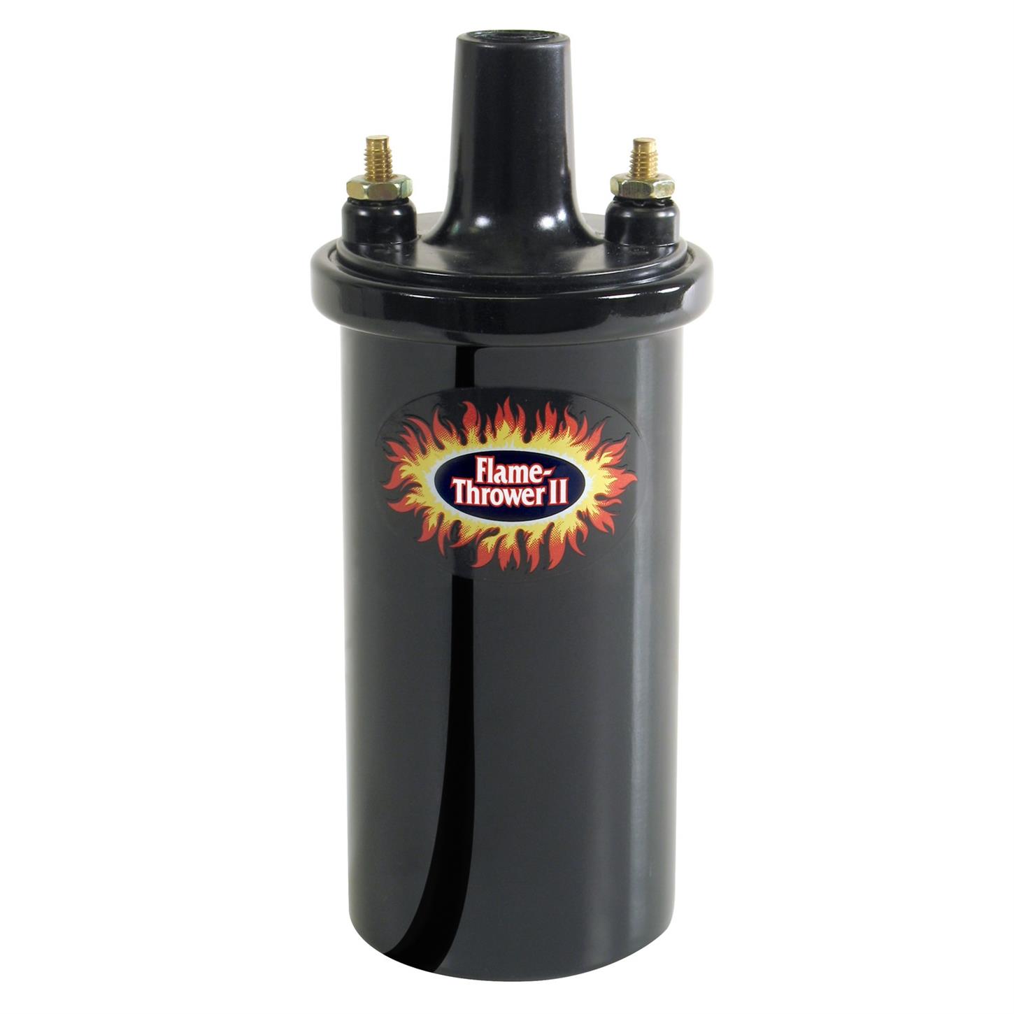 PerTronix 45111 Flame-Thrower II Coil, 45,000V, 0.6 Ohm, Black