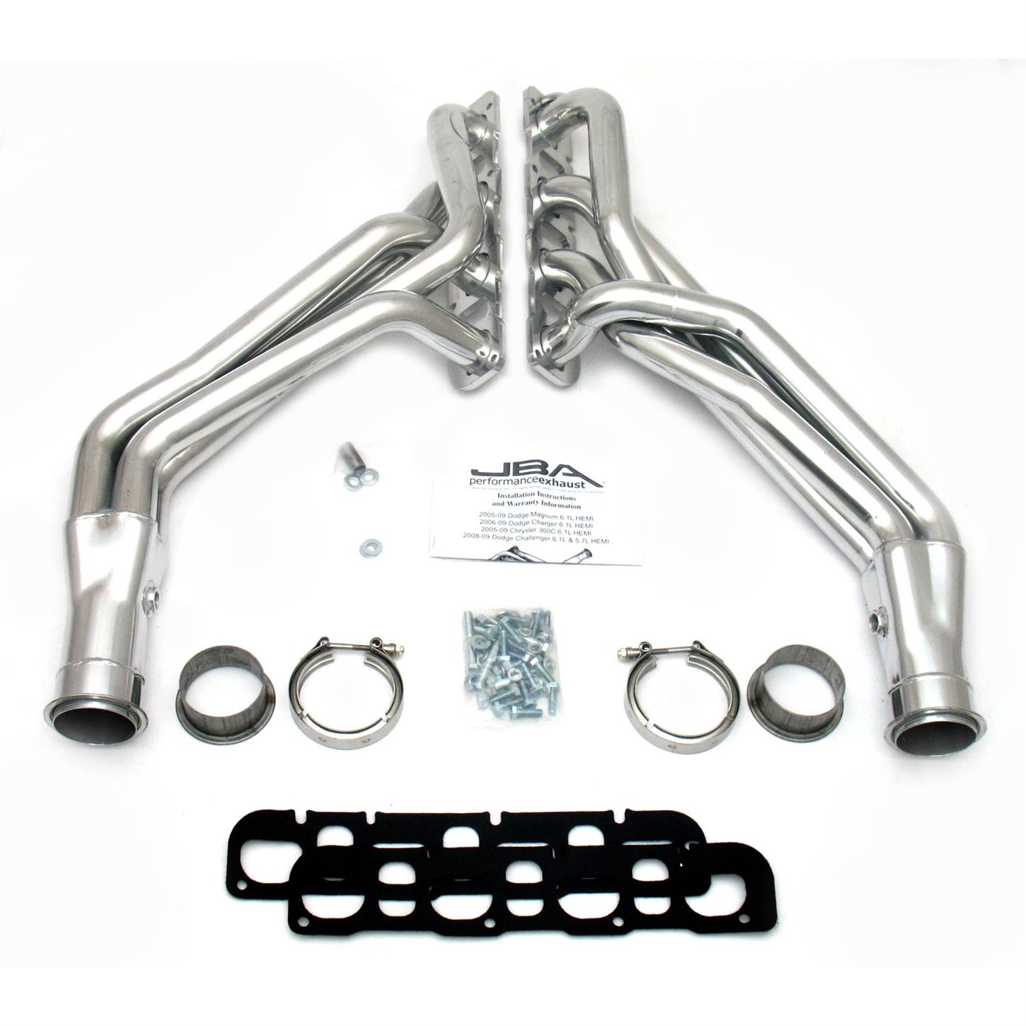 Channel s High5 5’4” JBA 6965SJS Long Tube Header, SS, 08-14 Challenger