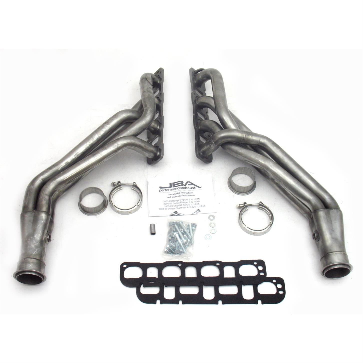 Channel s High5 5’4” JBA 6965S Long Tube Header, SS, 08-14 Challenger