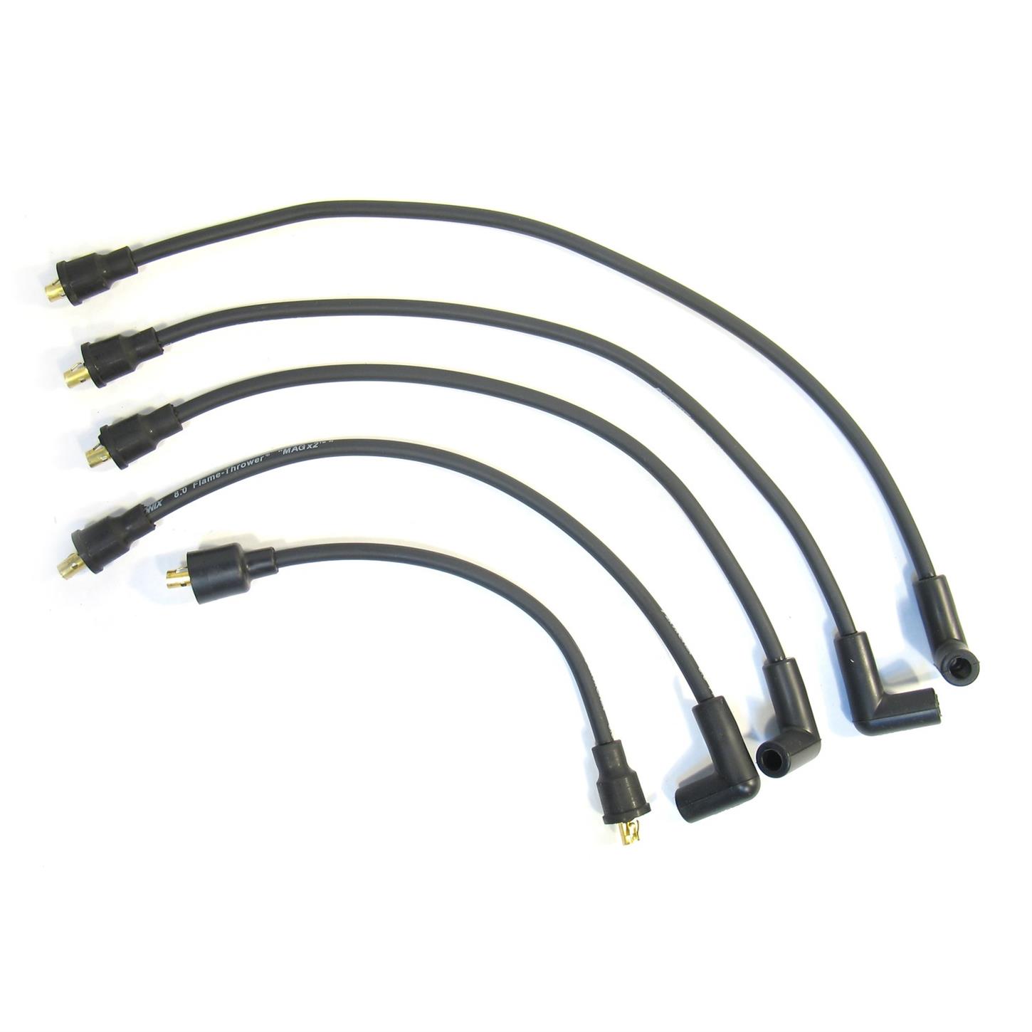 PerTronix 804206 Flame-Thrower Spark Plug Wires, 4 Cyl, 8mm Austin/MG