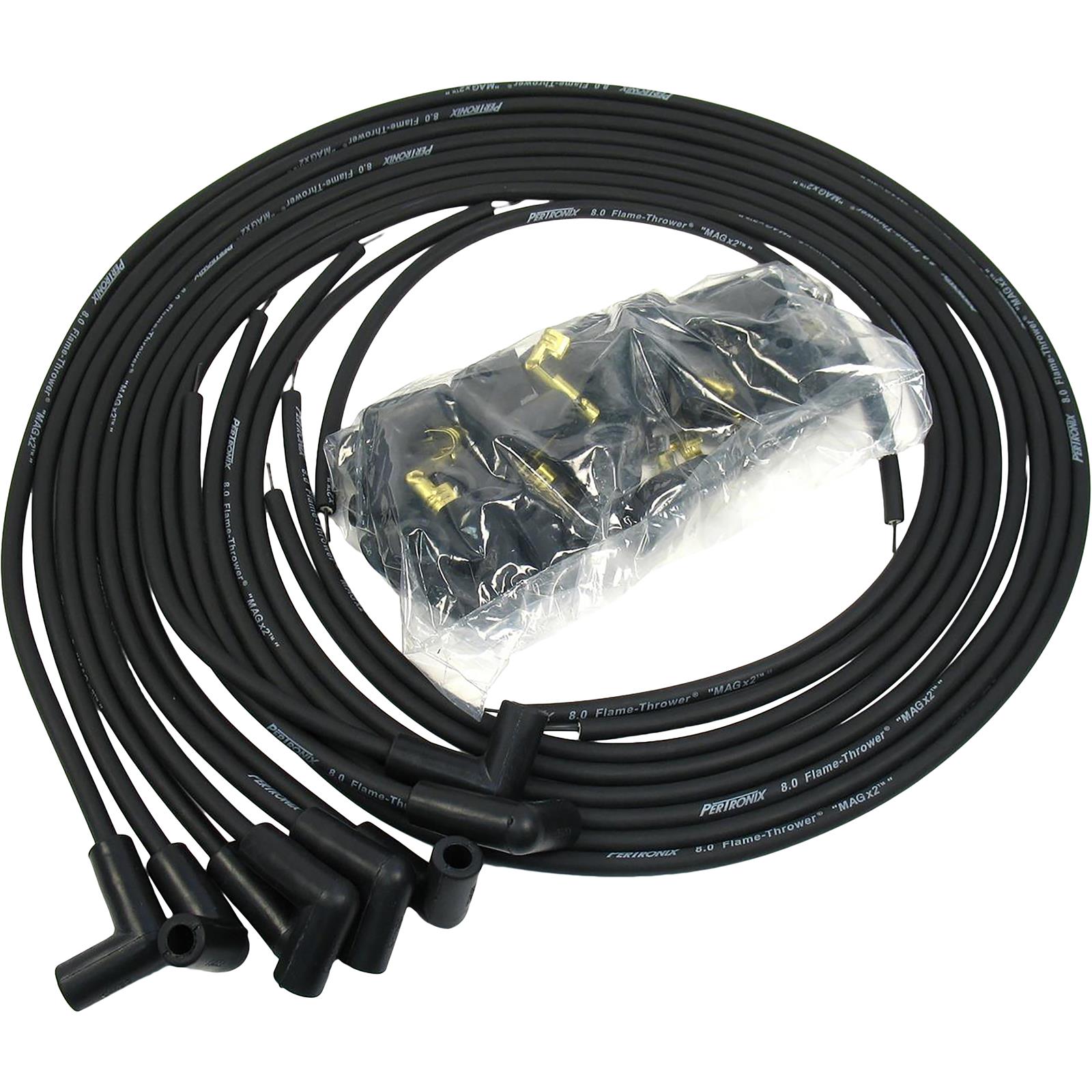 PerTronix 808290 Flame-Thrower Spark Plug Wires, 8 Cyl, Universal