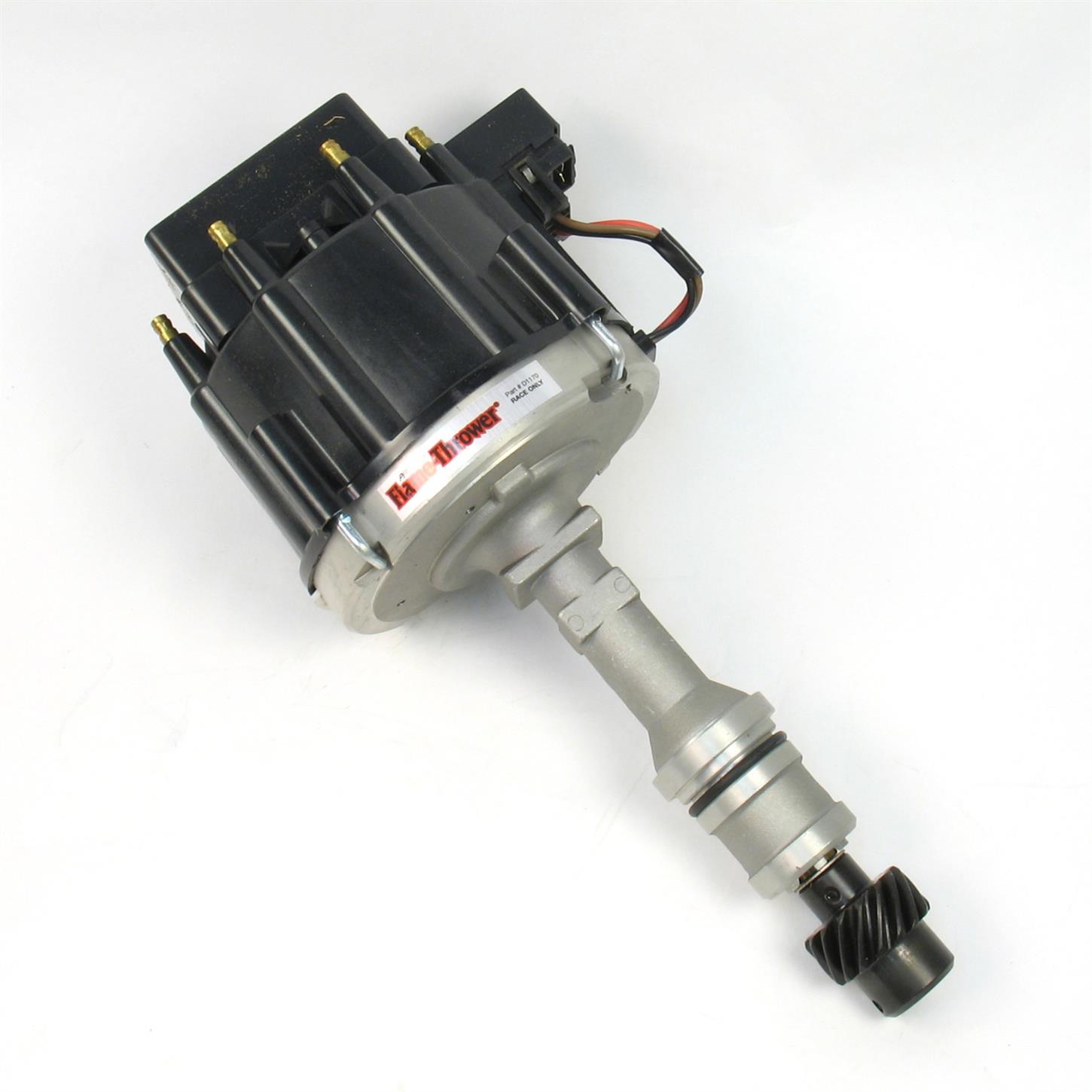 PerTronix D1170 FlameThrower Race Distributor HEI, Olds V8, Black