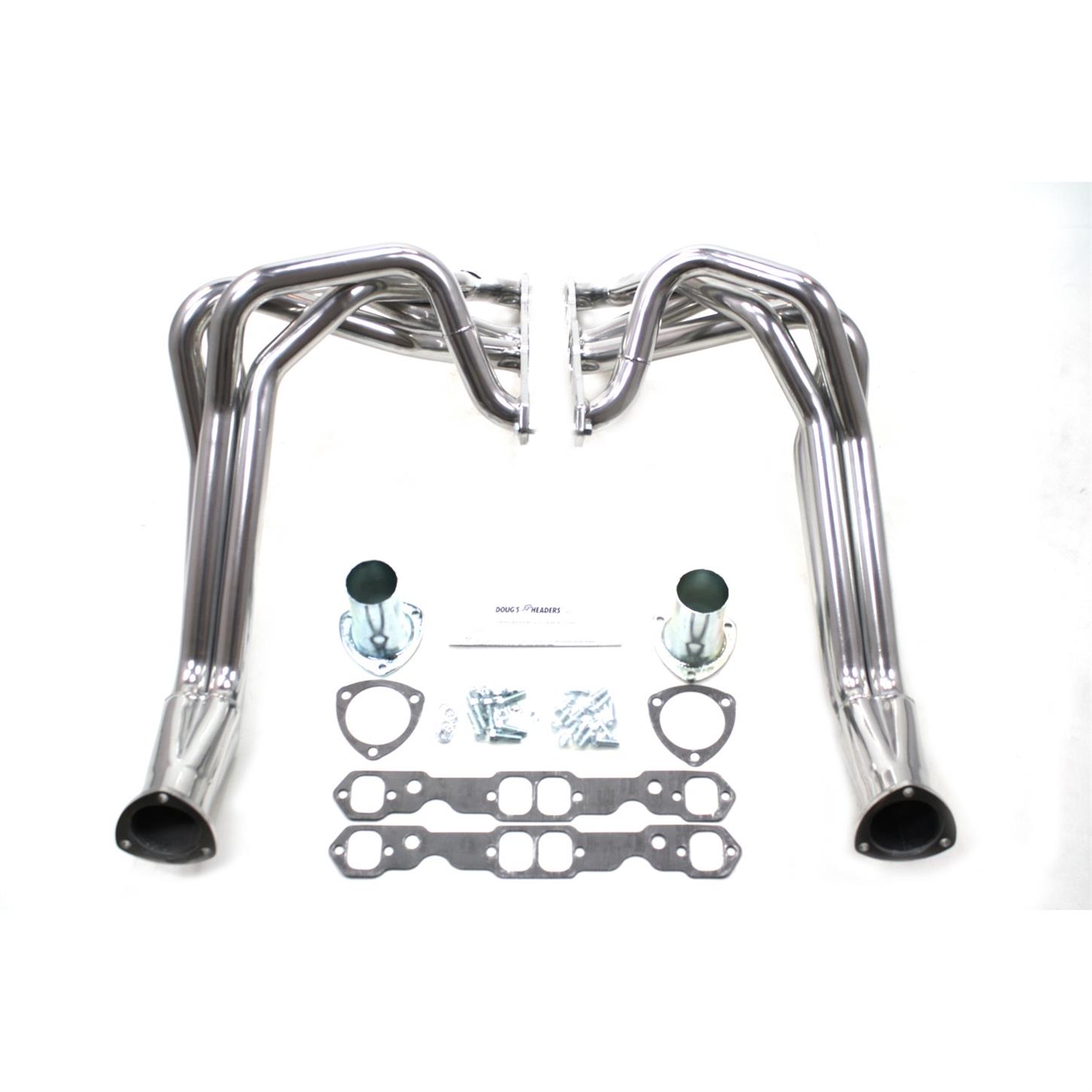 Doug's Headers D127 Full Length Header, 15/8 In, 7286 Jeep/SBC, CC