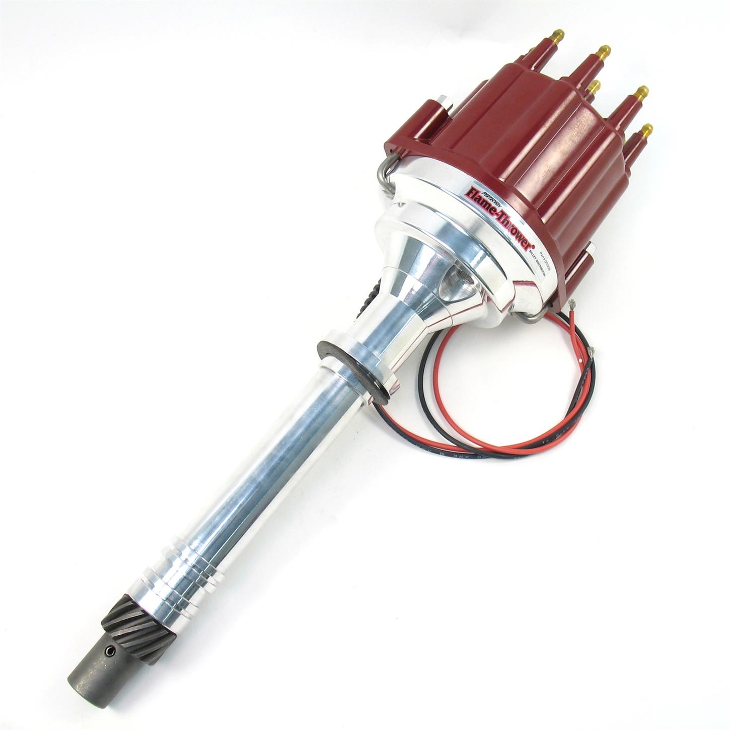 PerTronix D1071 Flame-Thrower Red Cap Race Distributor HEI