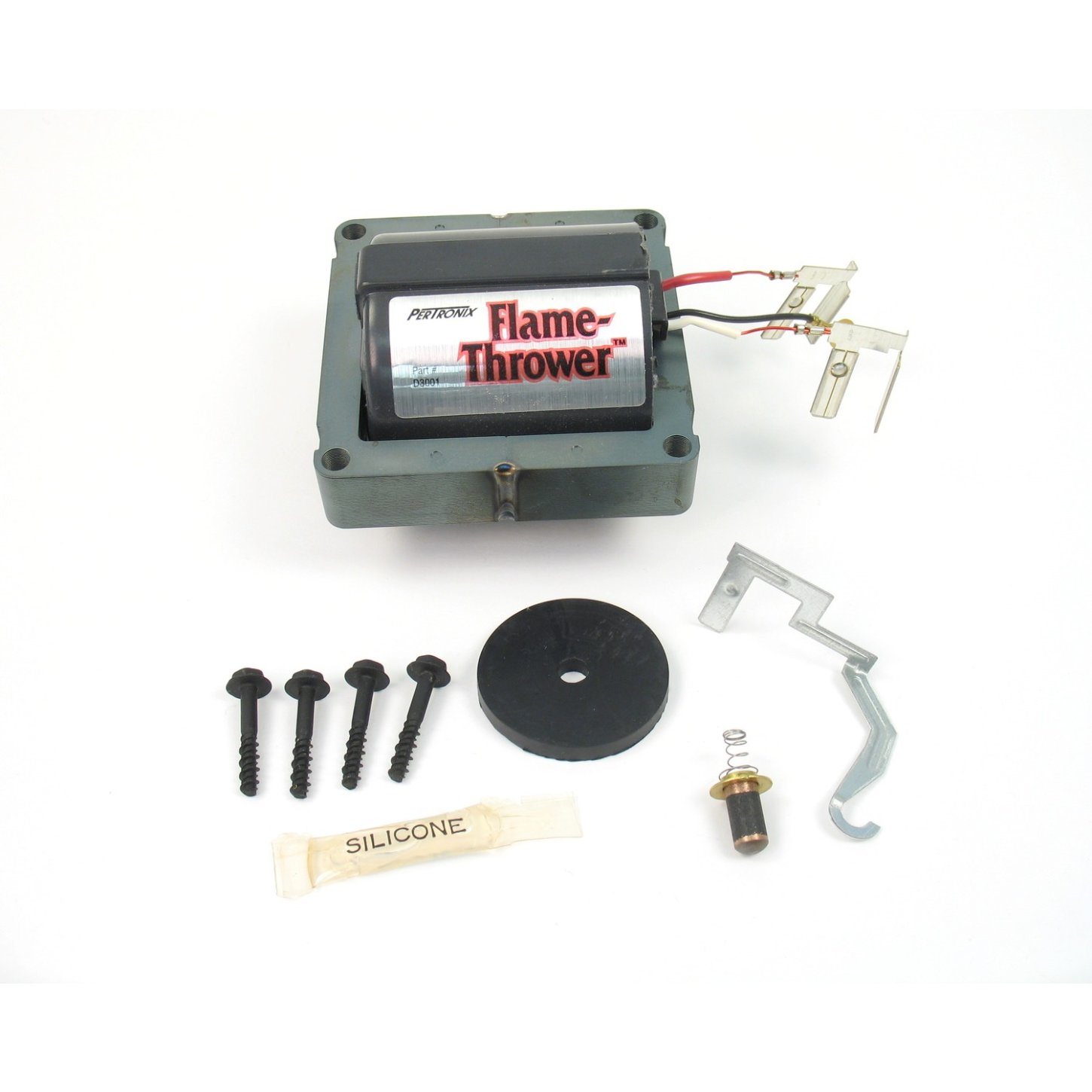 PerTronix D3001 Flame-Thrower HEI Ignition Coil, GM, Red/White