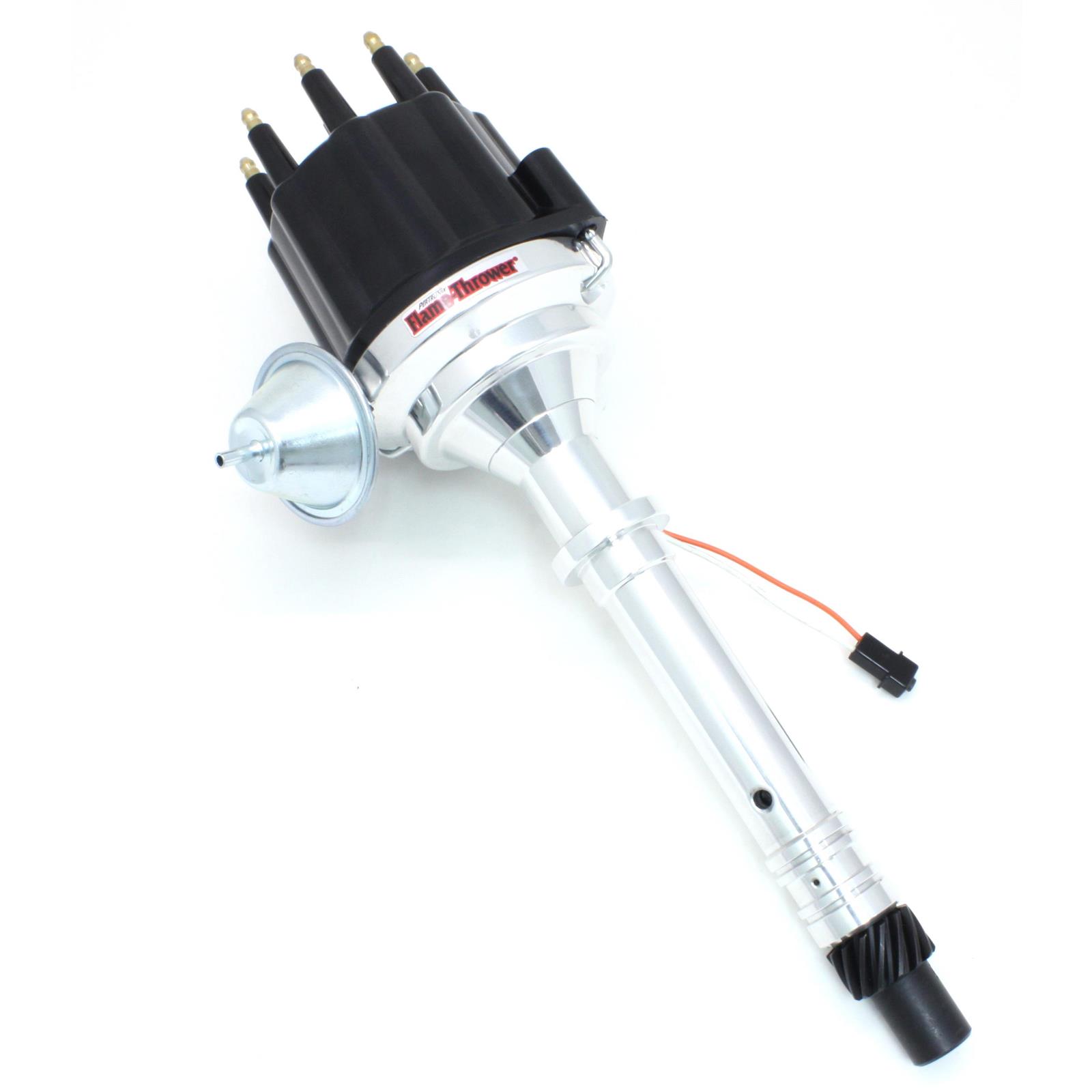 PerTronix D300710 Billet Mag Trigger Distributor, SBC/BBC Chevy, Black