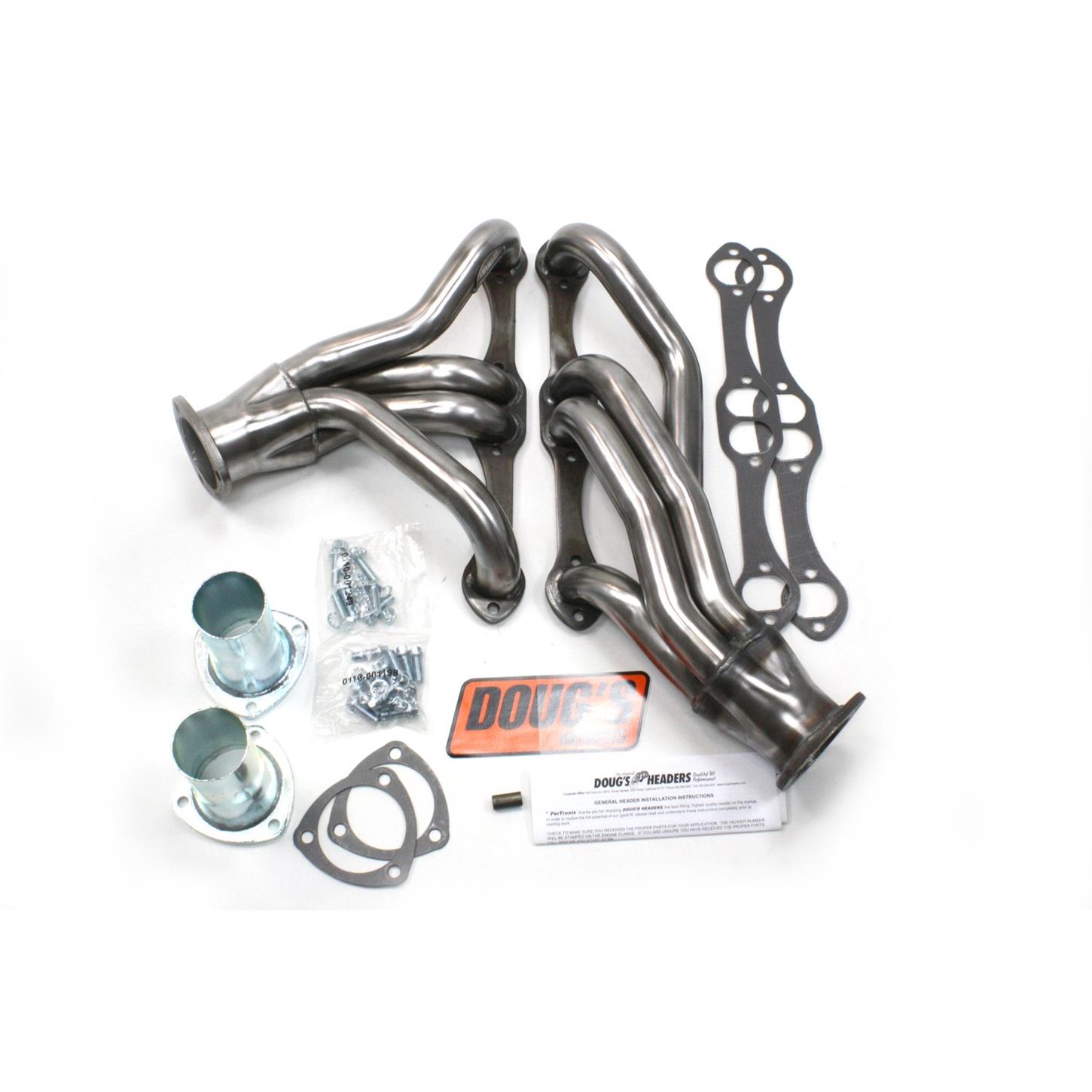 Doug's Headers D305R Shorty Header, 15/8 In, 196494 GM, Raw