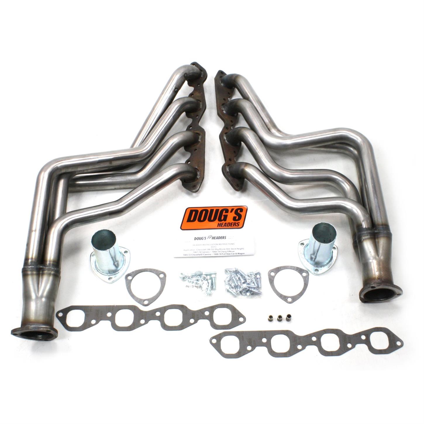 68-74 Chevrolet Nova 3/" Mandrel Bent Tail Pipes