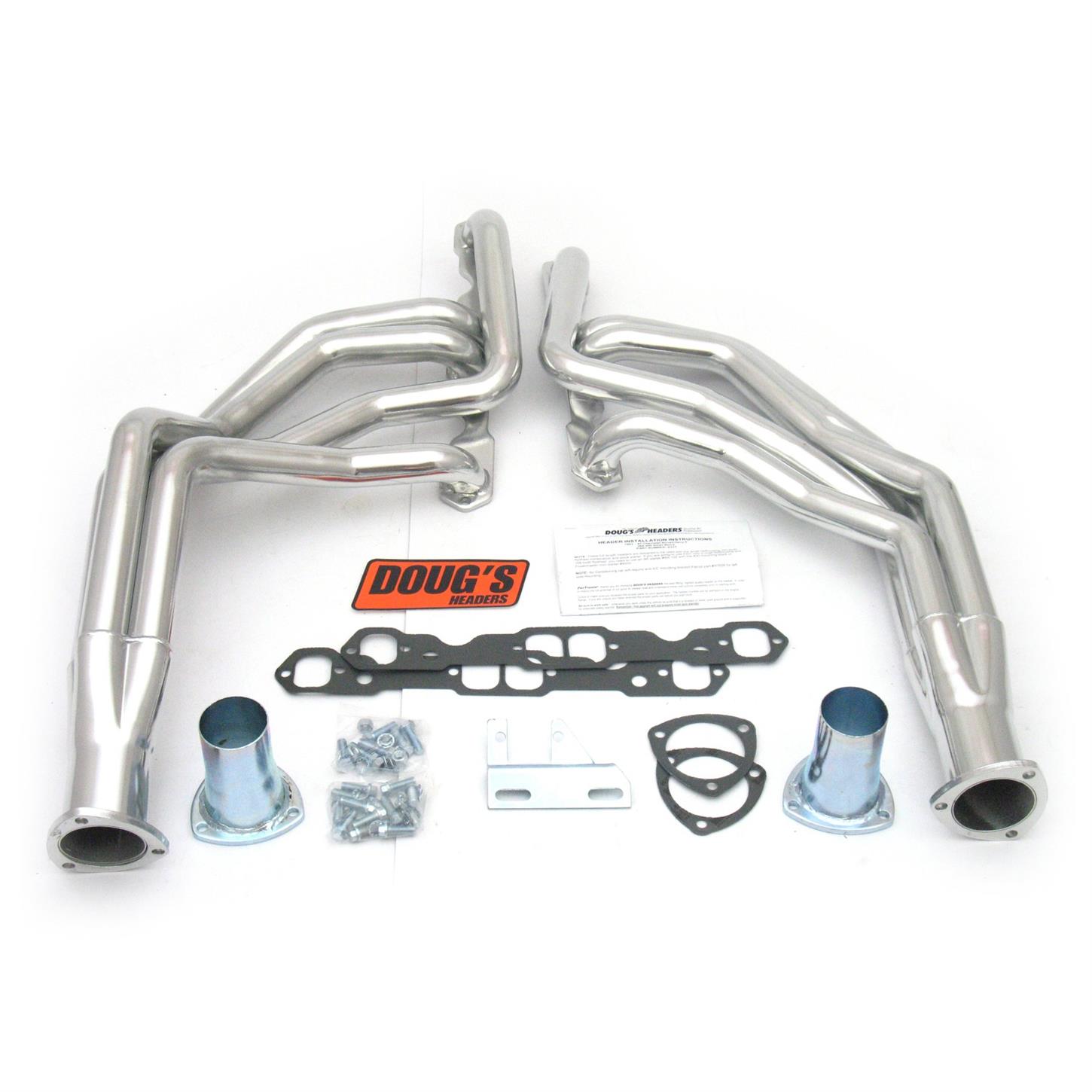 Doug's Headers D317 Full Length Header, 13/4 In, 6267 Chevy II, CC