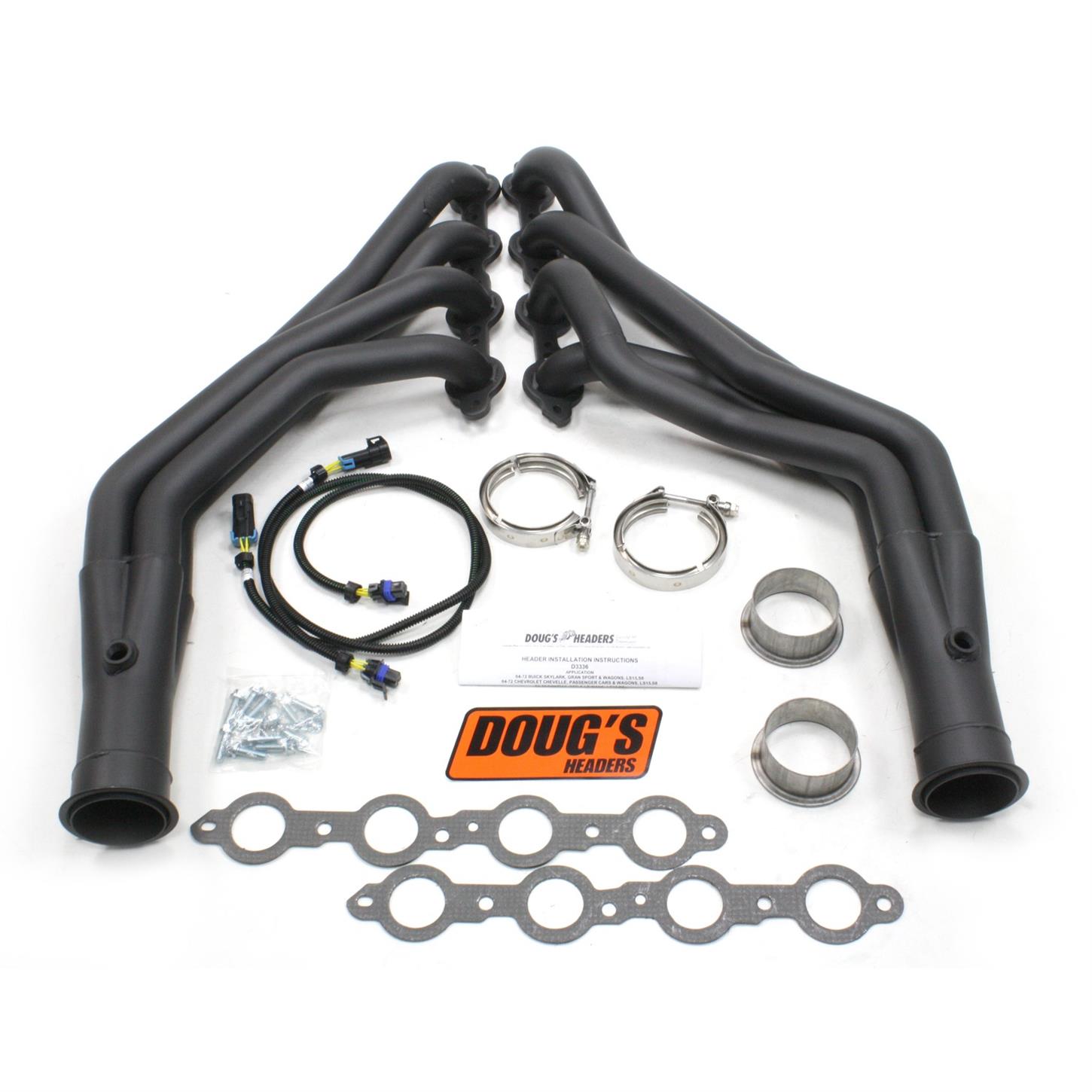 Doug's Headers D3336B Full Length Header, 13/4 In, 6472 Chevelle