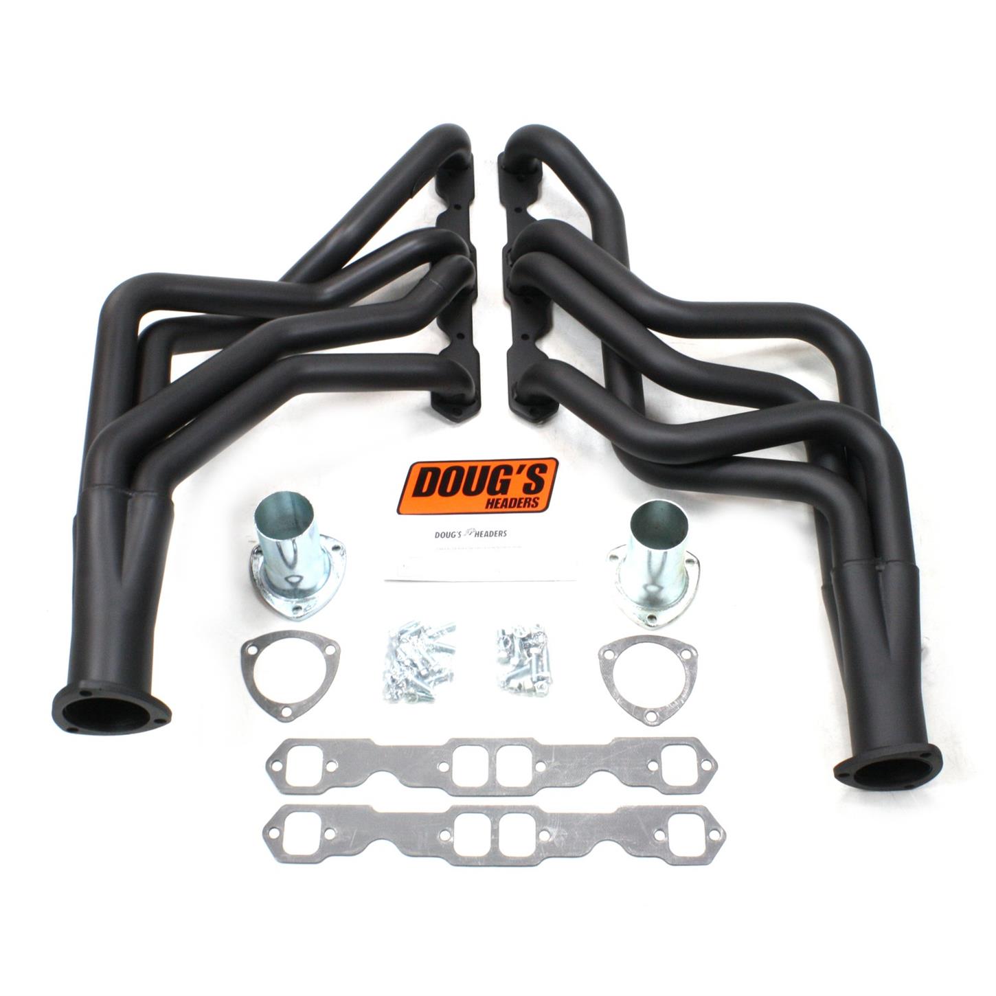 Doug's Headers D336B Full Length Header, 13/4 In, 7888 GM, Blk