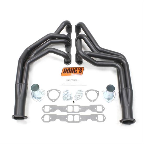 Doug's Headers D353B Full Length Header, 13/4 In, 5557 SBC, Blk
