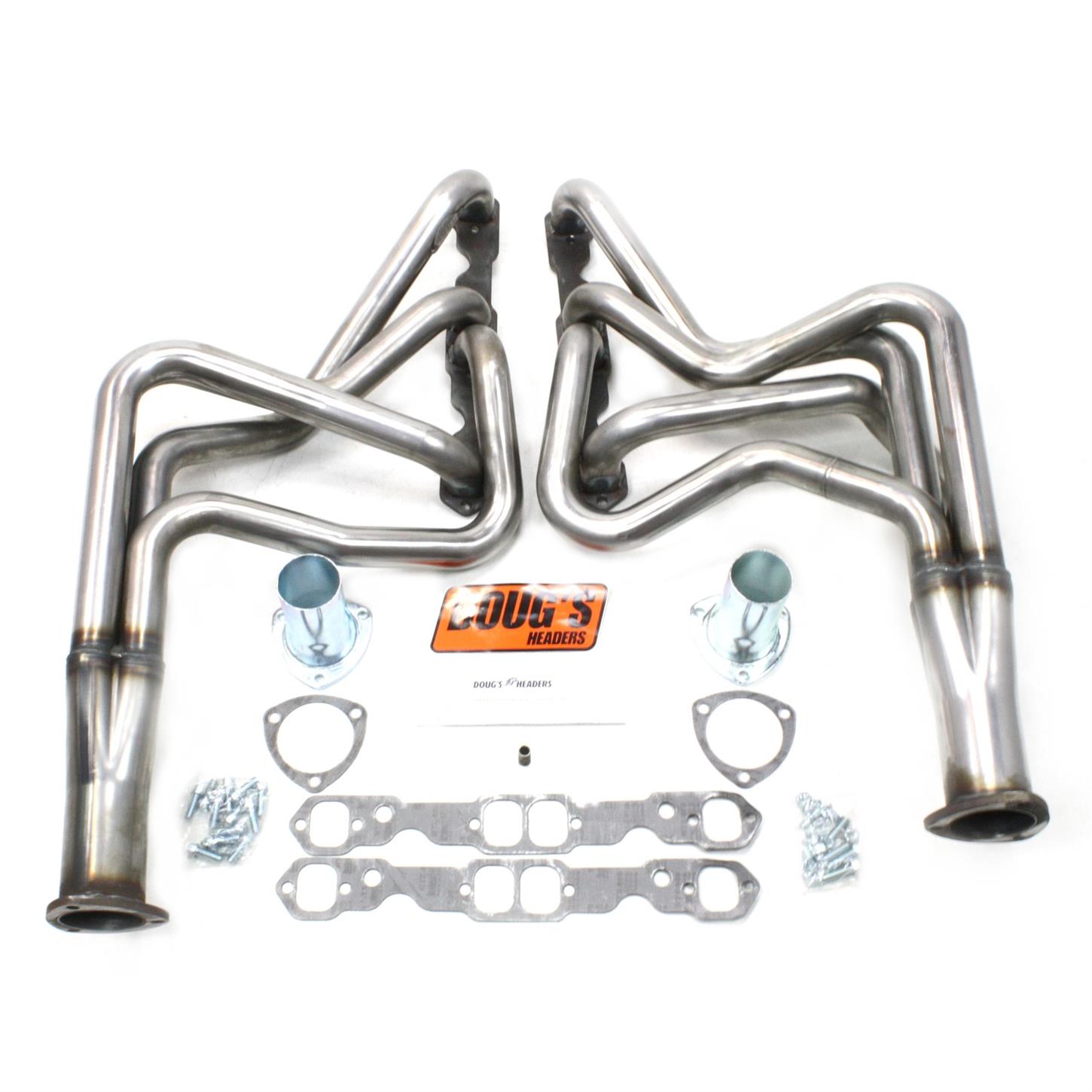 Doug's Headers D369R Full Length Header 13/4 In, 6475 Chevelle, Raw