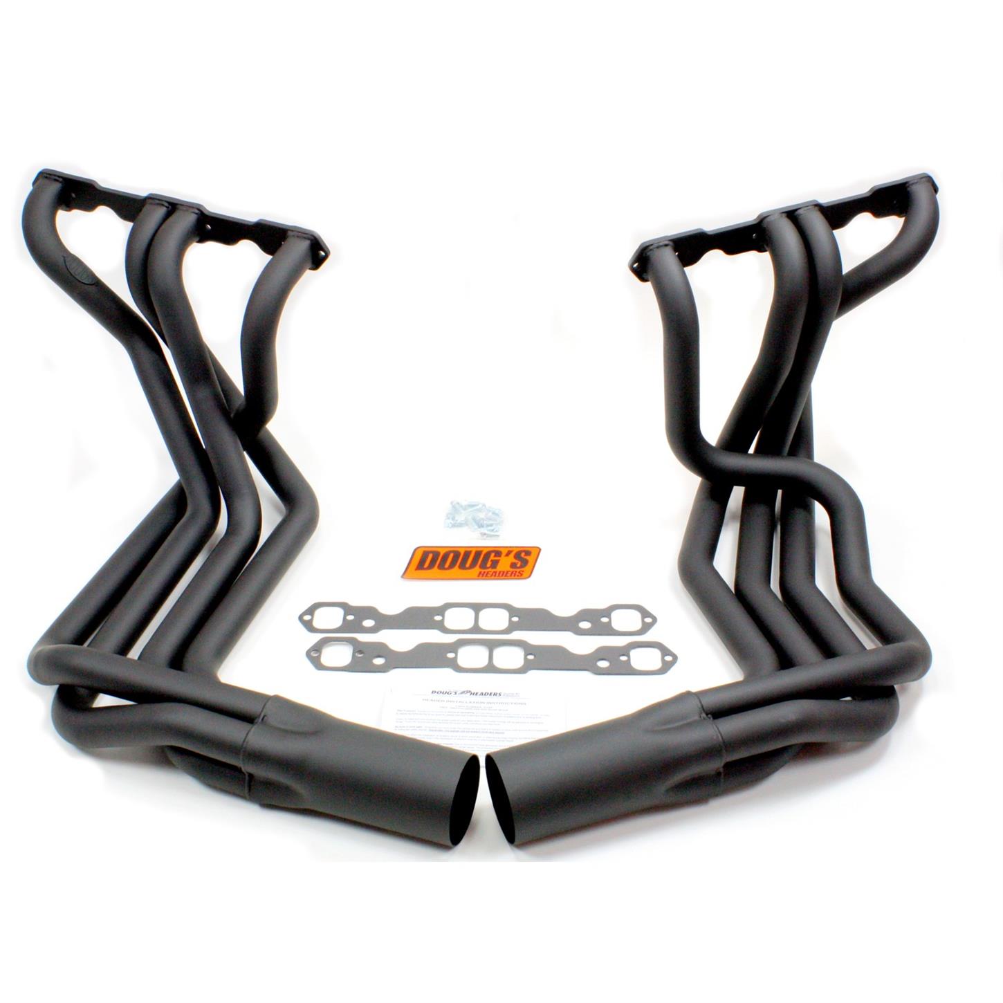 Doug's Headers D380-B Full Length Header 1-7/8 In 63-82 Corvette,  Blk