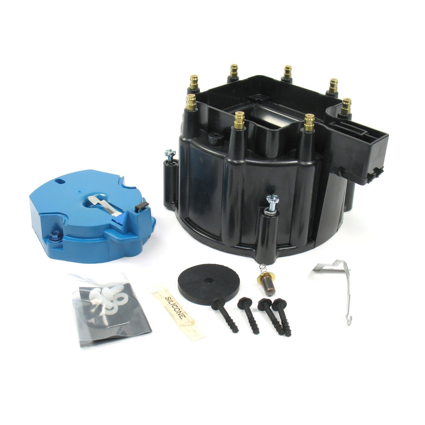 PerTronix D4000 Flame-Thrower HEI Distributor Cap & Rotor Kit Blk