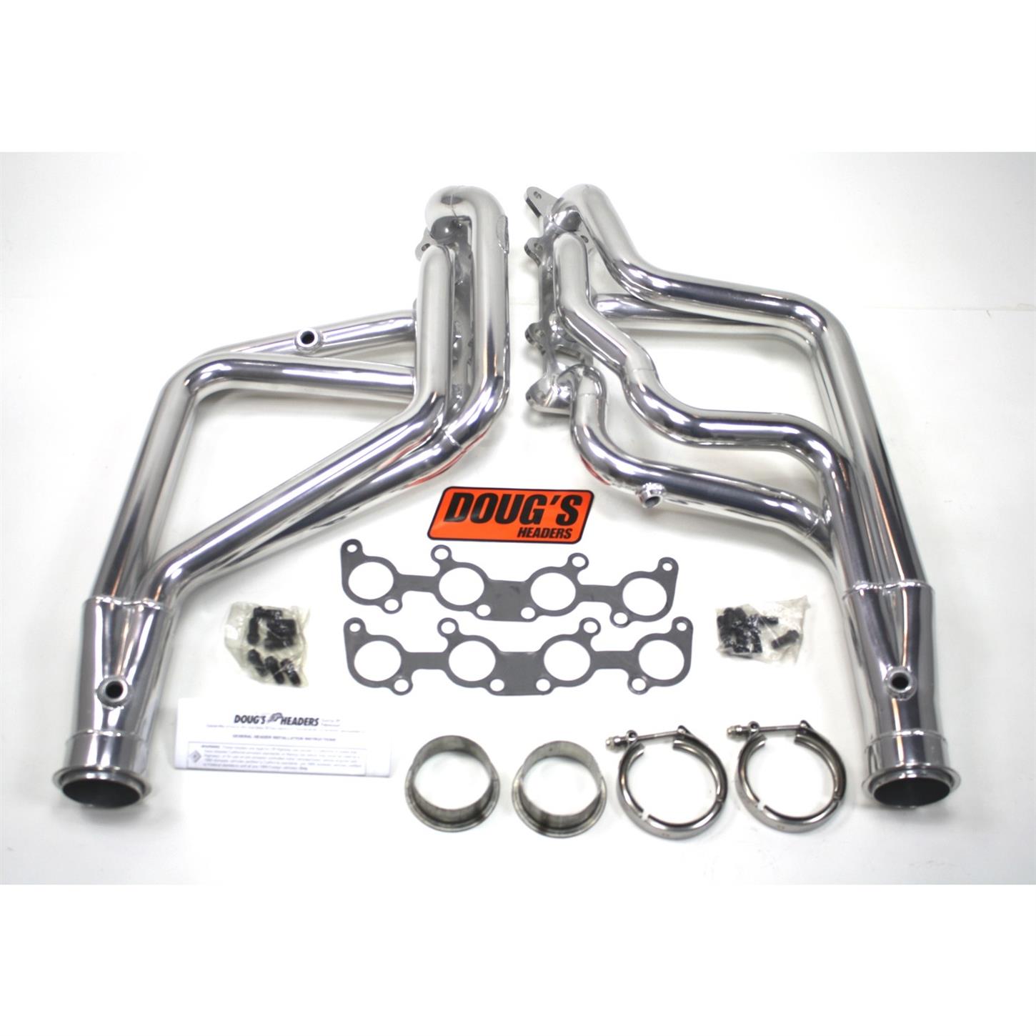 Doug's Headers D6652 Full Length Header, 1-3/4 In, 60-73 Ford, CC