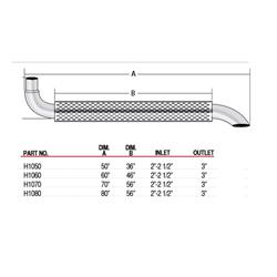 Patriot Exhaust H1070 70 Chrome Side Exhaust