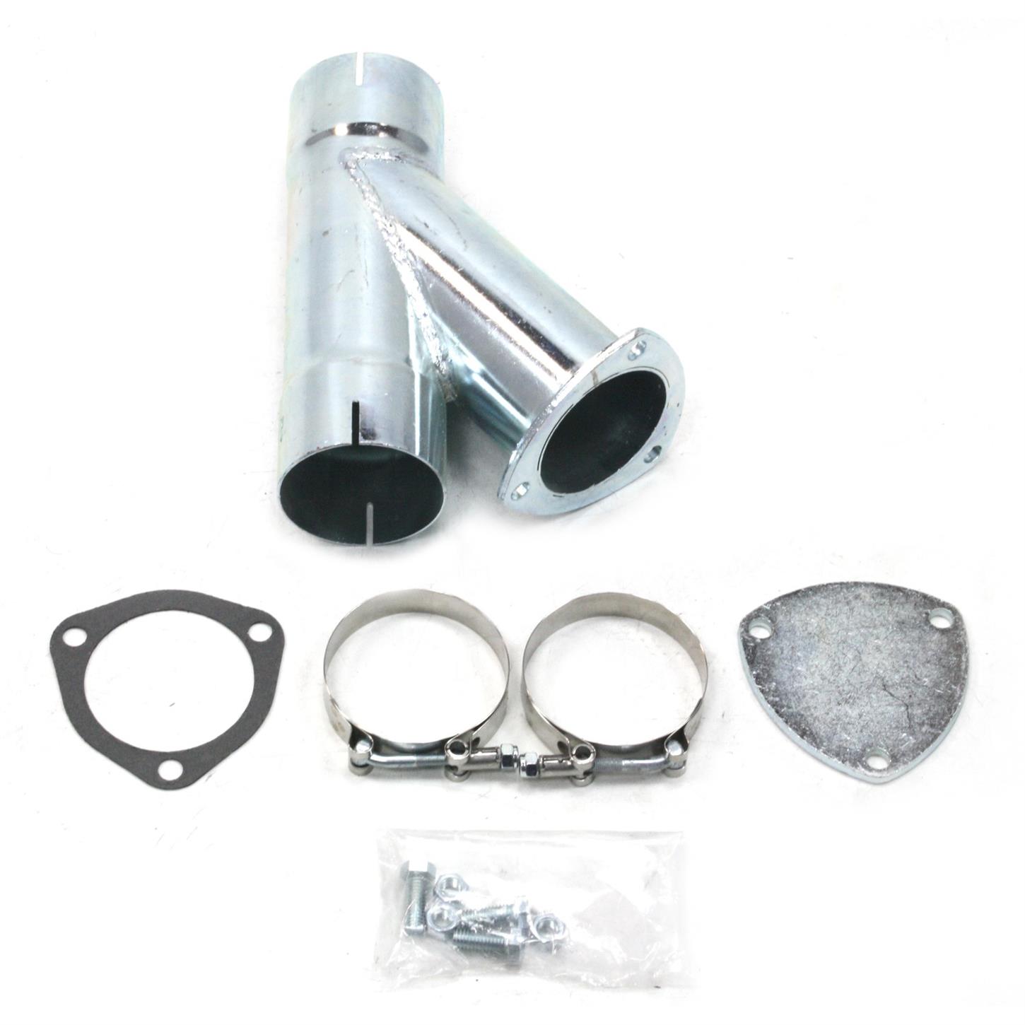 Patriot Exhaust H1133 Exhaust Cut-Out Hookup Kit, 3 Inch Single
